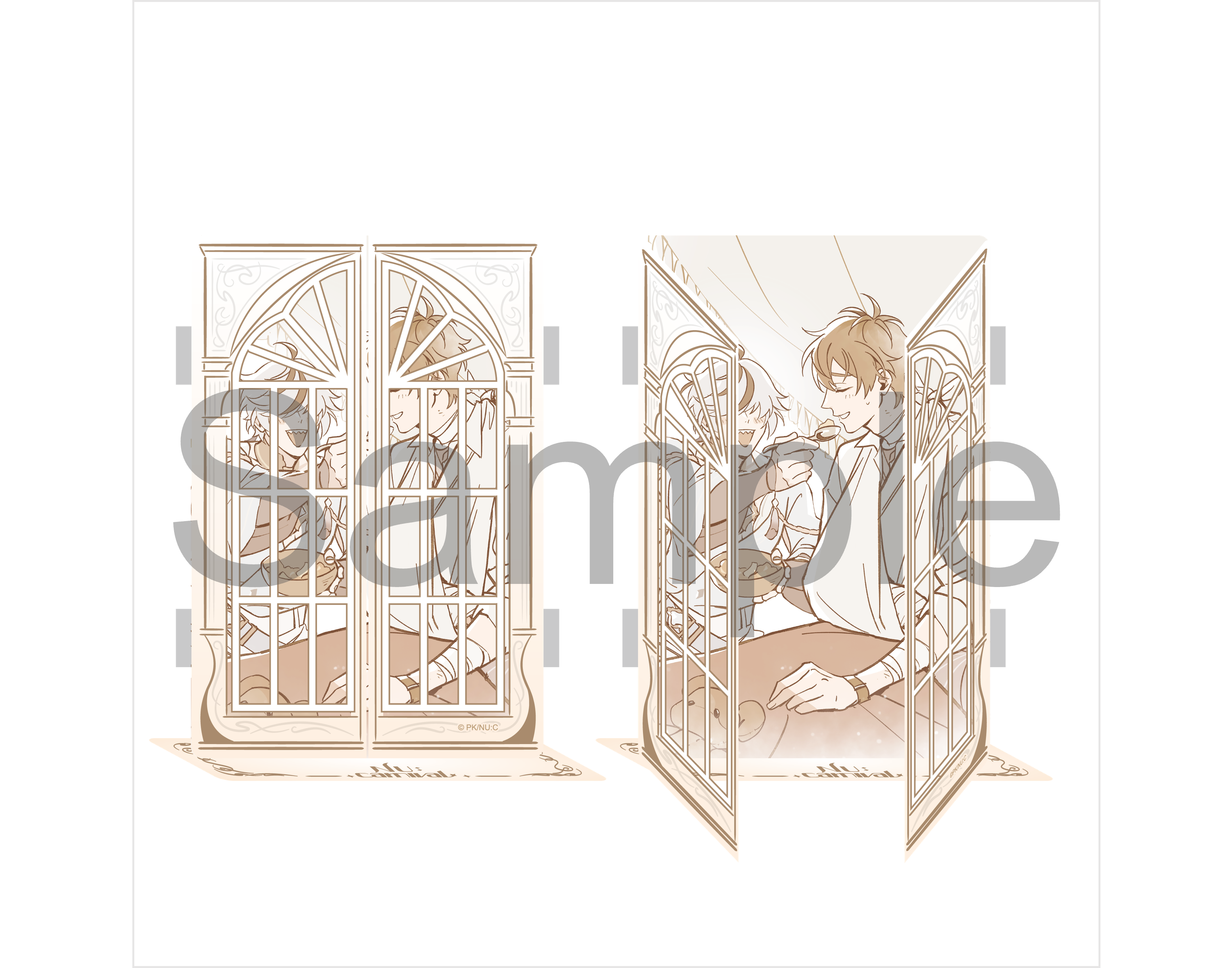 (Goods - Acrylic Stand) NU: Carnival Acrylic Stand With Display Window Eiden & Blade