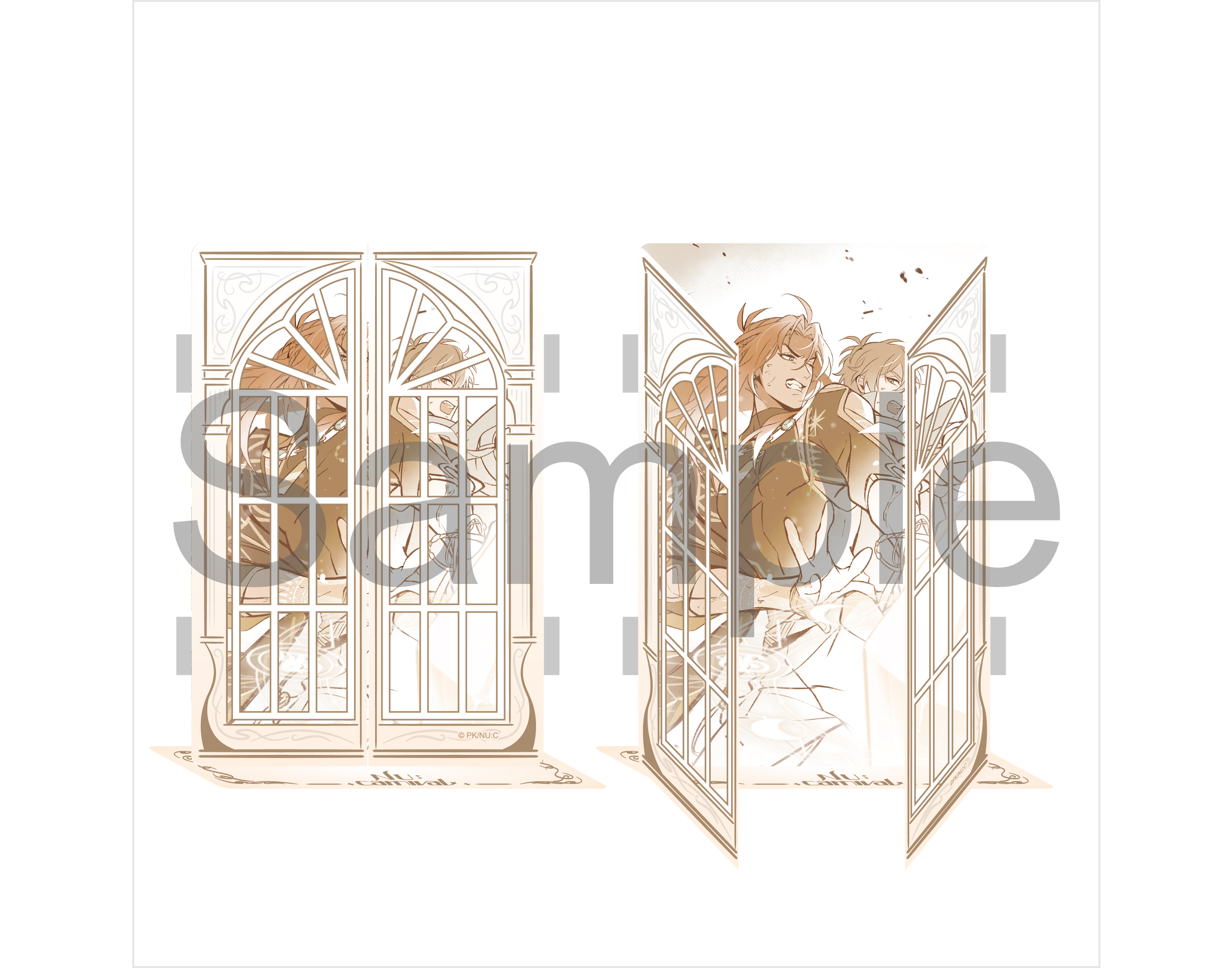 (Goods - Acrylic Stand) NU: Carnival Acrylic Stand With Display Window Eiden & Dante
