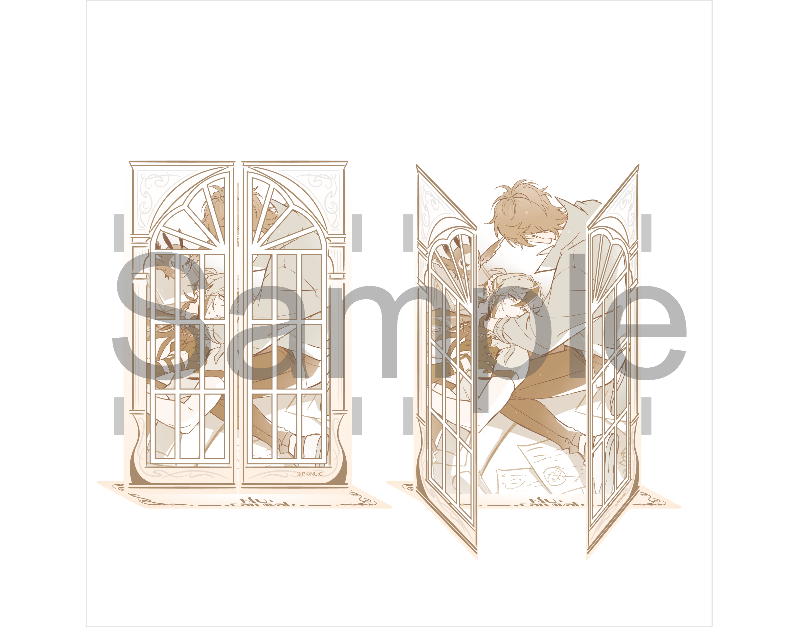 (Goods - Acrylic Stand) NU: Carnival Acrylic Stand With Display Window Eiden & Rei