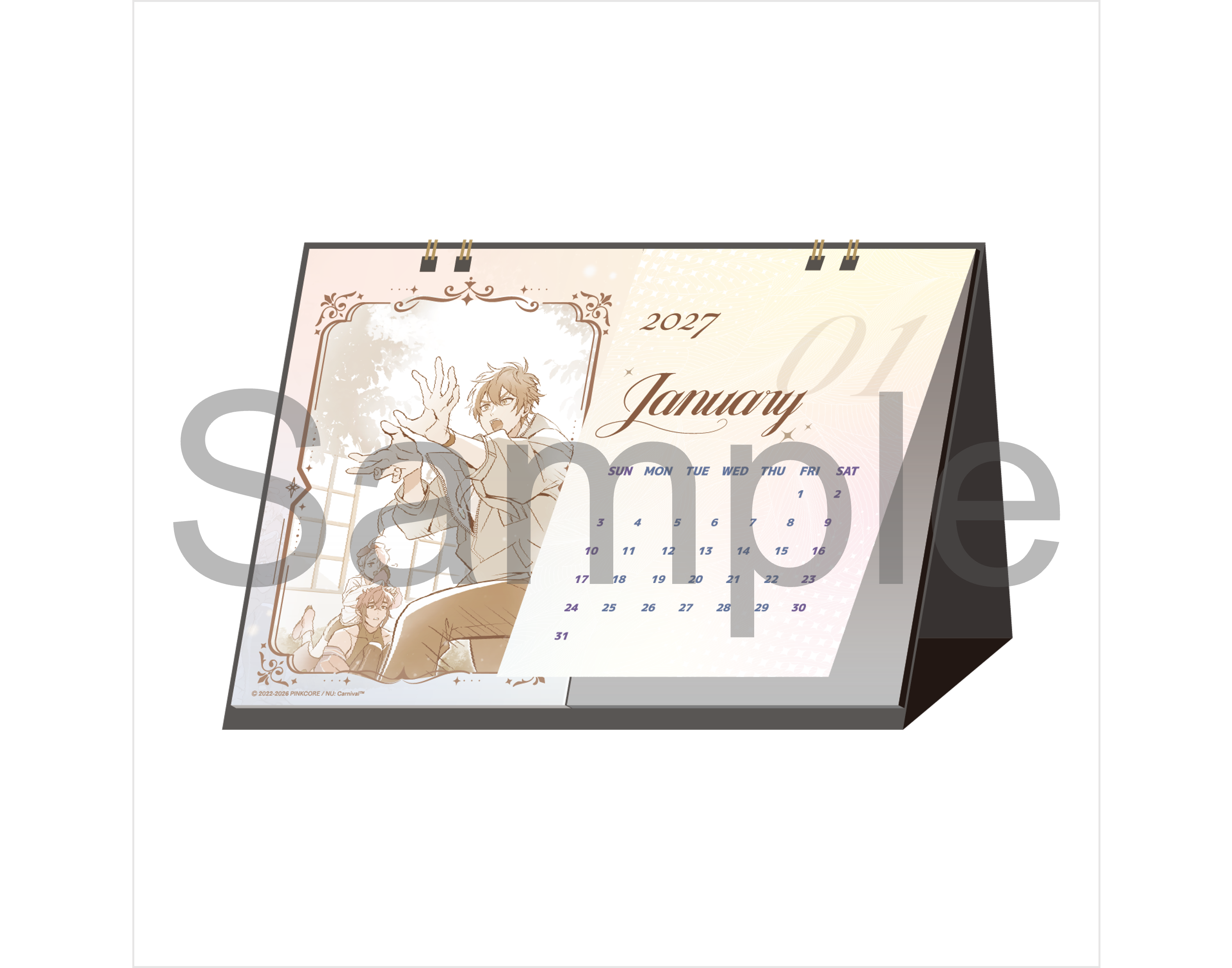 (Goods - Stationaries) NU: Carnival Desktop Calendar
