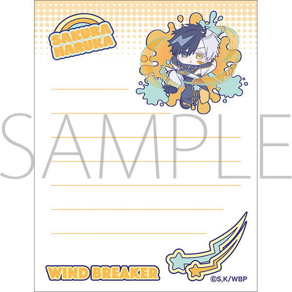 (Goods - Notepad) WIND BREAKER Book-shaped Notepad / Haruka Sakura Pastel Pop