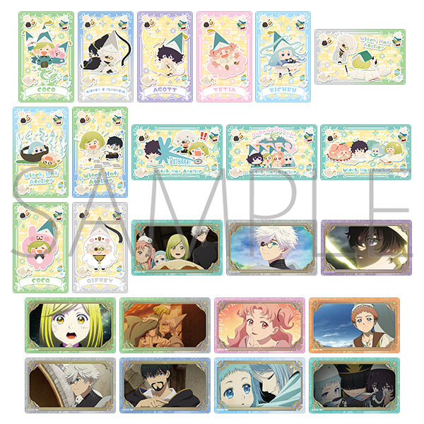 (Goods - Card) Witch Hat Atelier Clear Sheet Collection Kanahei's Small Animals Collab (Blind Box -Single)