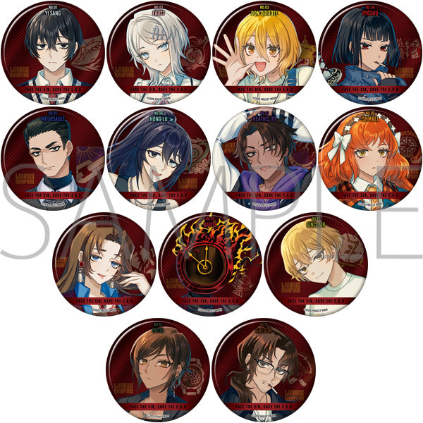 (Goods - Badge) Limbus Company Metal Chara Badge Collection (Blind Box -Single)