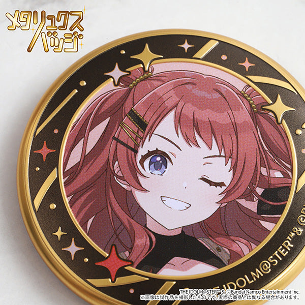 (Goods - Badge) Gakuen iDOLM@STER Metallux Badge / China Kuramoto ECLIPSE LIGHT