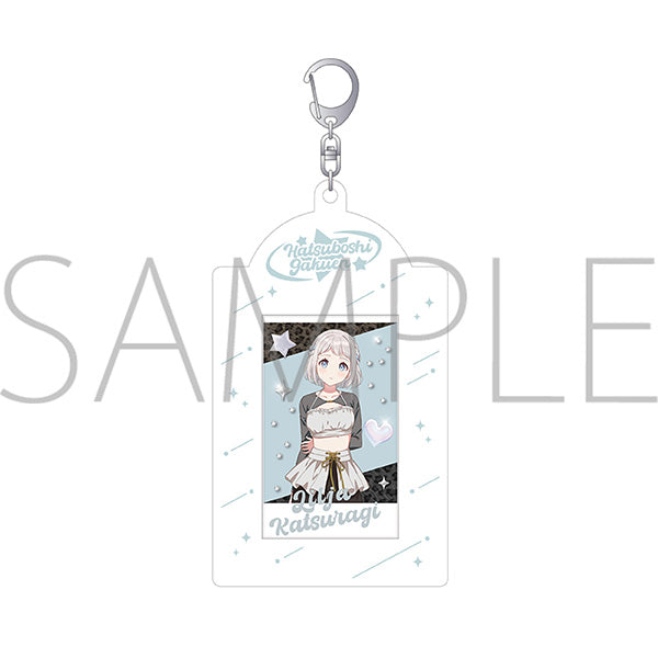 (Goods - Bromide) Gakuen iDOLM@STER Cheki & Cheki Holder Set / Lilja Katsuragi ECLIPSE LIGHT