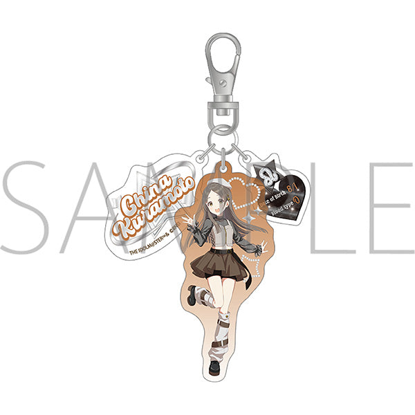 (Goods - Key Chain) Gakuen iDOLM@STER Acrylic Key Charm / China Kuramoto ECLIPSE LIGHT