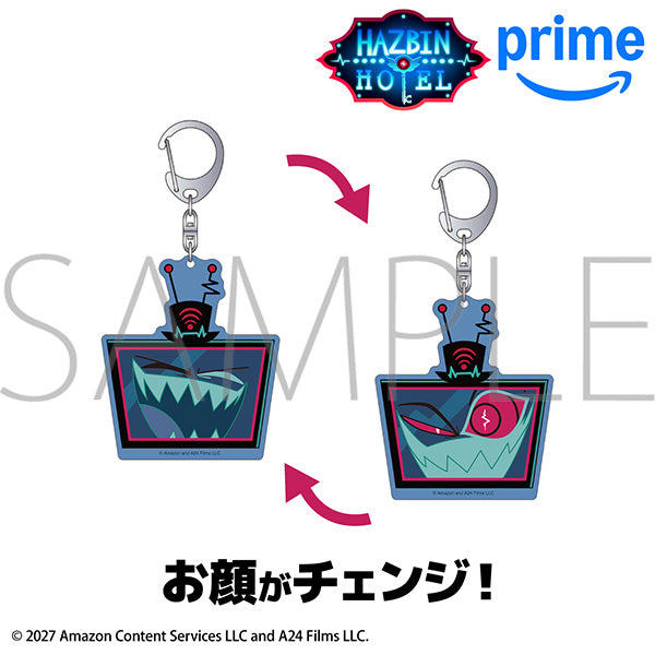 (Goods - Keychain) Hazbin Hotel Lenticular Keychain / Vox