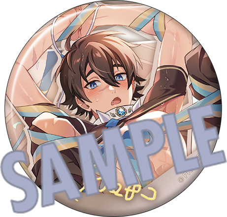(Goods - Keychain) NU: Carnival Holographic Character Badge Collection / Ribbon Ver. (Blind Box -Single)