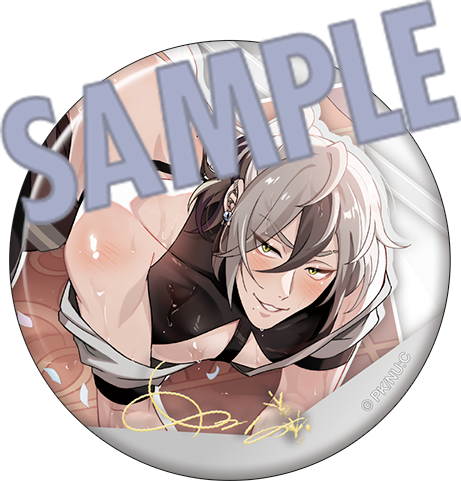 (Goods - Keychain) NU: Carnival Holographic Character Badge Collection / Ribbon Ver. (Blind Box -Single)