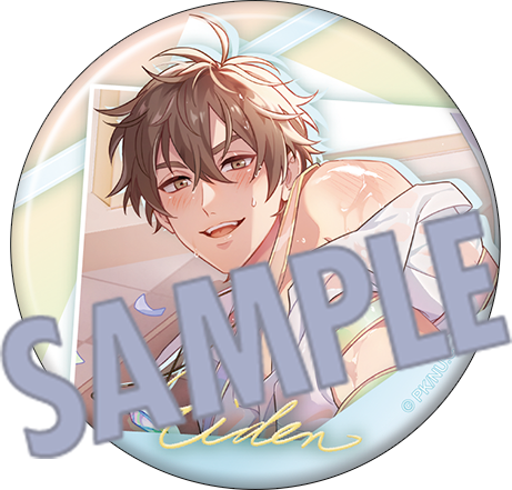(Goods - Keychain) NU: Carnival Holographic Character Badge Collection / Ribbon Ver. (Blind Box -Single)