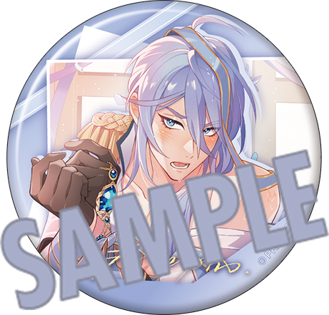 (Goods - Keychain) NU: Carnival Holographic Character Badge Collection / Ribbon Ver. (Blind Box -Single)