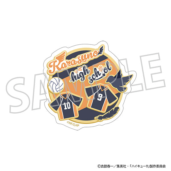 (Goods - Sticker) Haikyu!! Sticker / Cookie Karasuno High