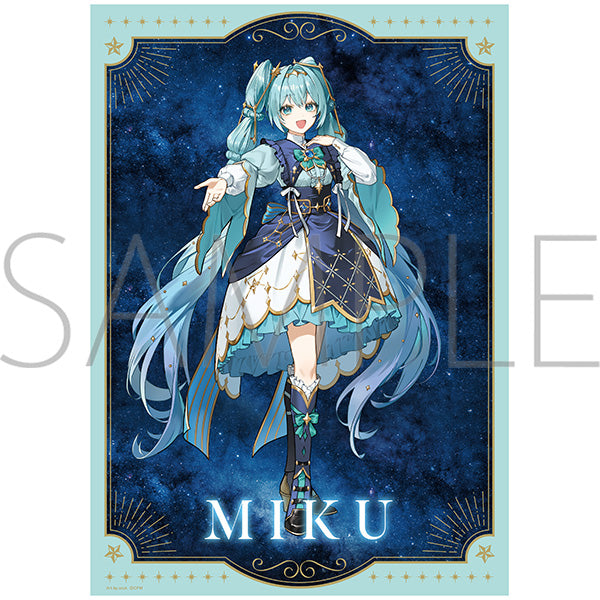 (Goods - Tapestry) Hatsune Miku Series A3 Clear Poster / Hatsune Miku