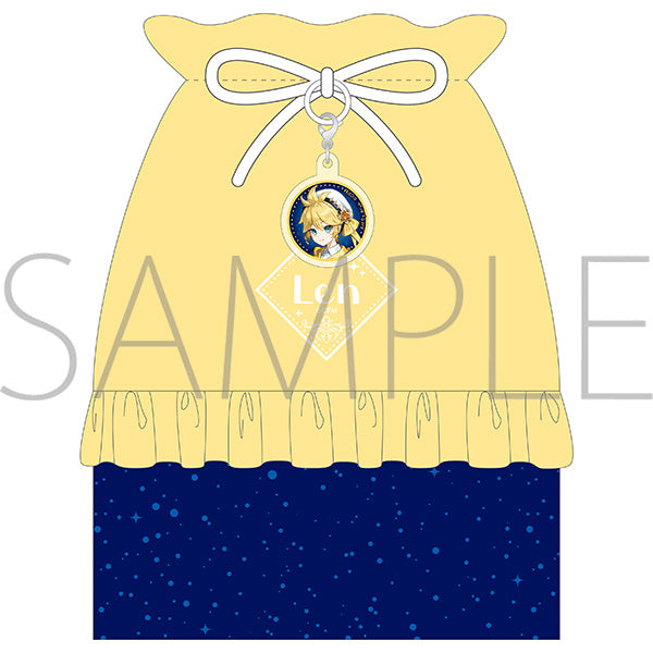 (Goods - Drawstring Pouch) Hatsune Miku Series Drawstring Pouch w/Acrylic Charm / Kagamine Len