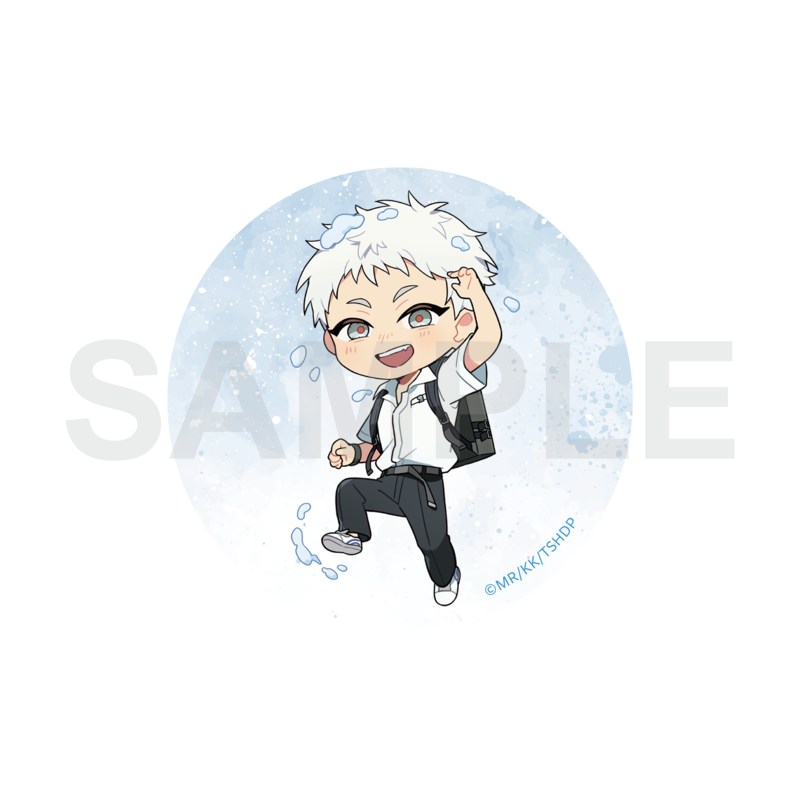 (Goods - Badges) The Summer Hikaru Died Badge Daily Life Ver. B (Blind Box -Single)