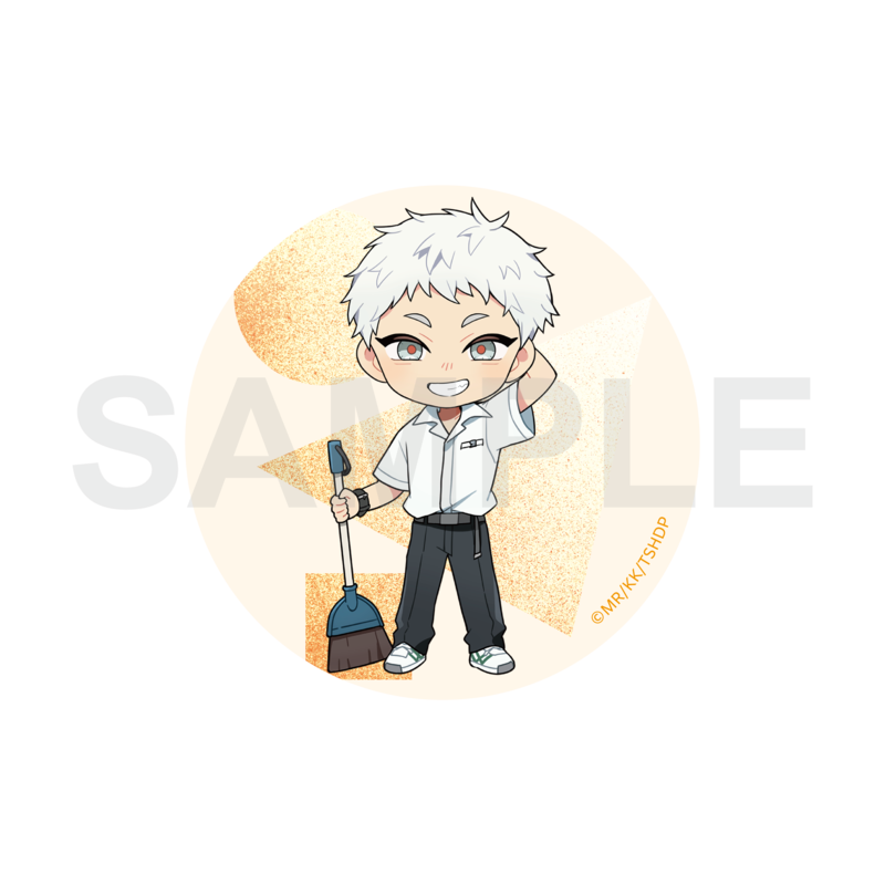 (Goods - Badges) The Summer Hikaru Died Badge Daily Life Ver. B (Blind Box -Single)