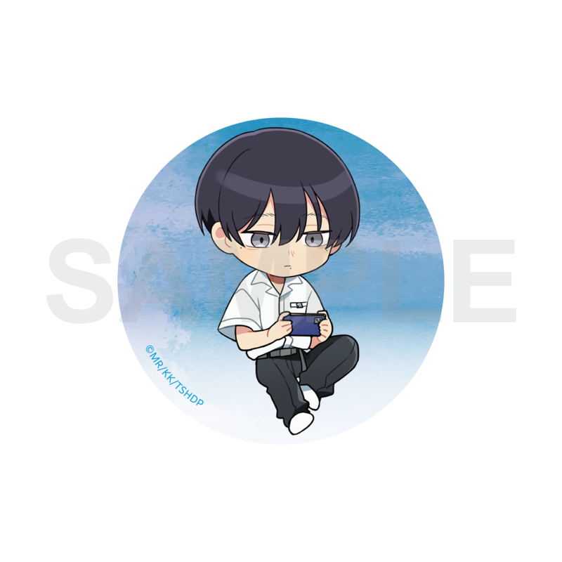 (Goods - Badges) The Summer Hikaru Died Badge Daily Life Ver. B (Blind Box -Single)