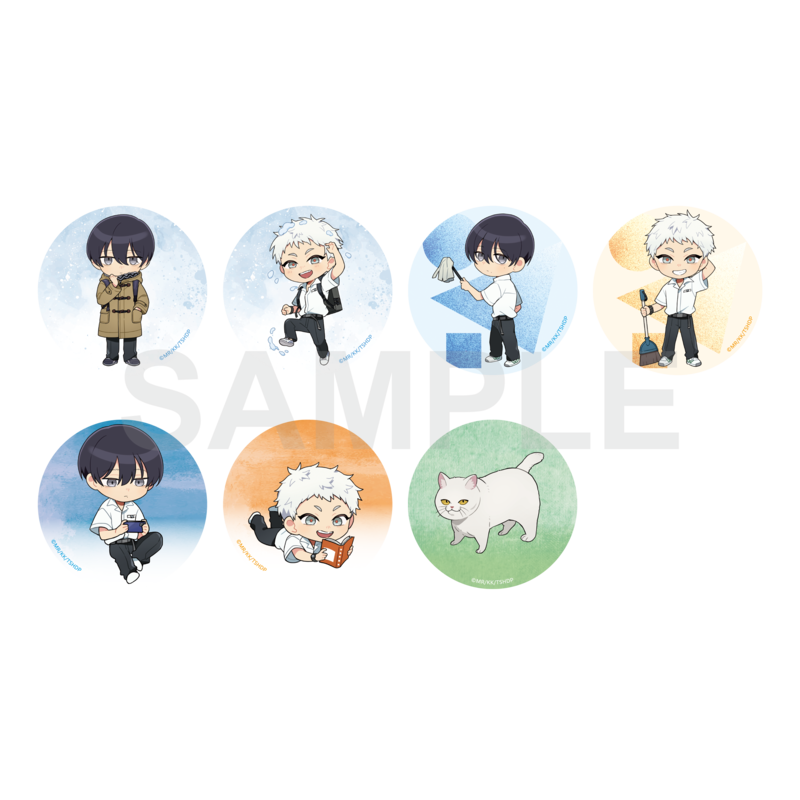 (Goods - Badges) The Summer Hikaru Died Badge Daily Life Ver. B (Blind Box -Single)