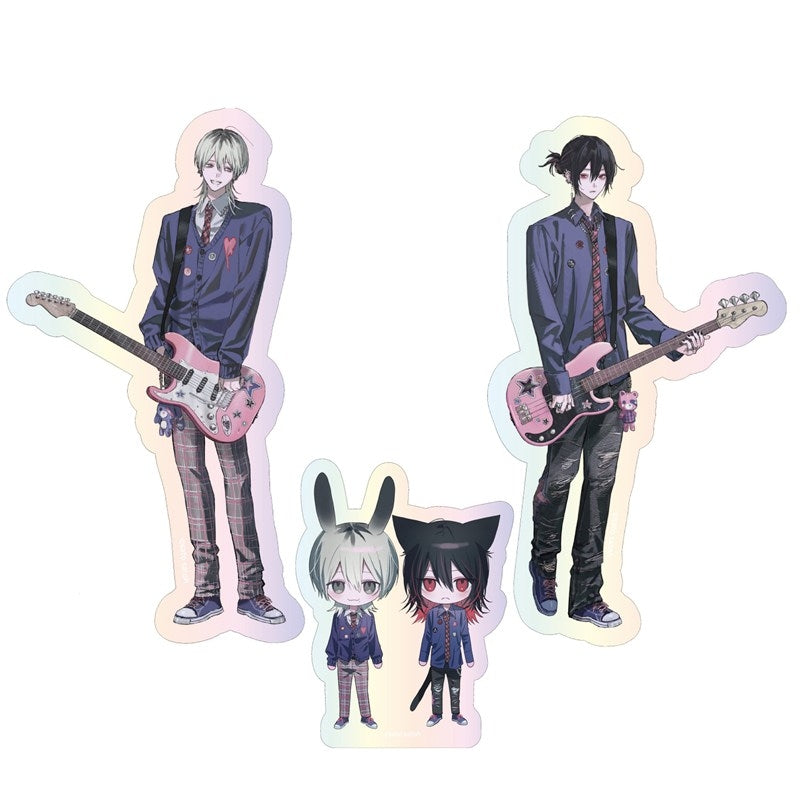 (Goods - Sticker) Kadokawa BL Fair Aurora Sticker Set PINK/NAVY TRAD. CLUB Ver. 666DOPES