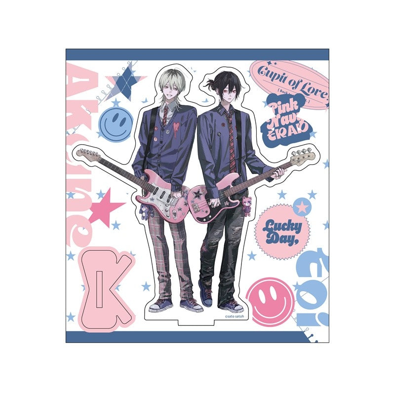 (Goods - Acrylic Stand) Kadokawa BL Fair Acrylic Stand PINK/NAVY TRAD. CLUB Ver. 666DOPES