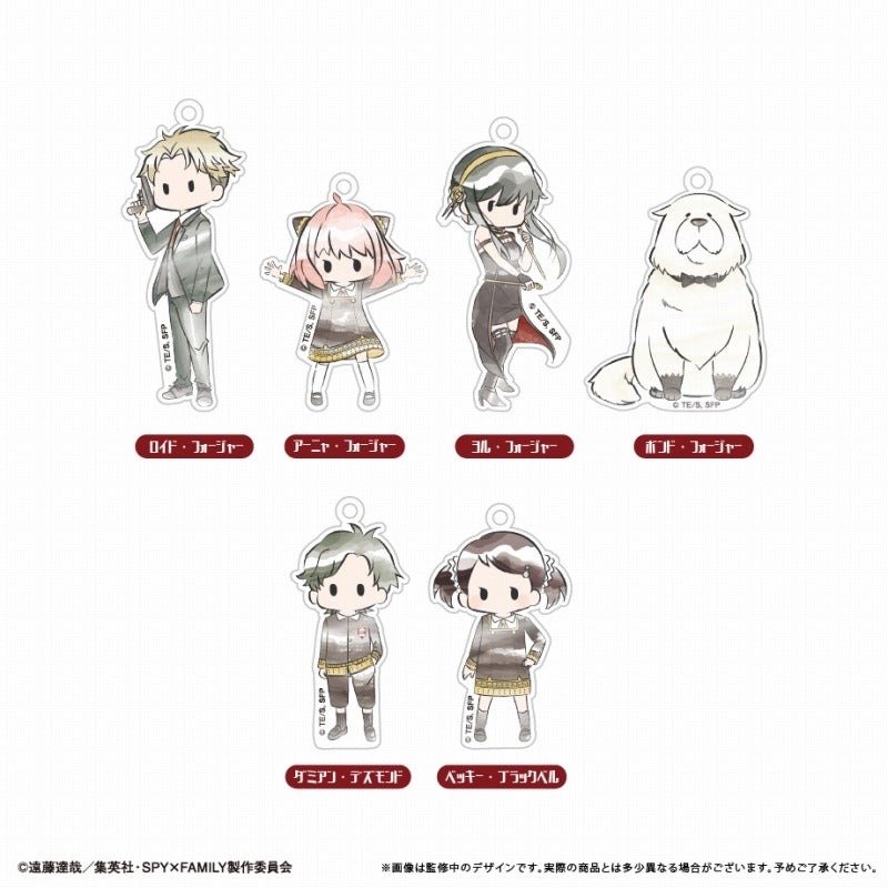 (Goods - Keychains) SPY×FAMILY Retro Style Keychain (Blind Box -Singles)