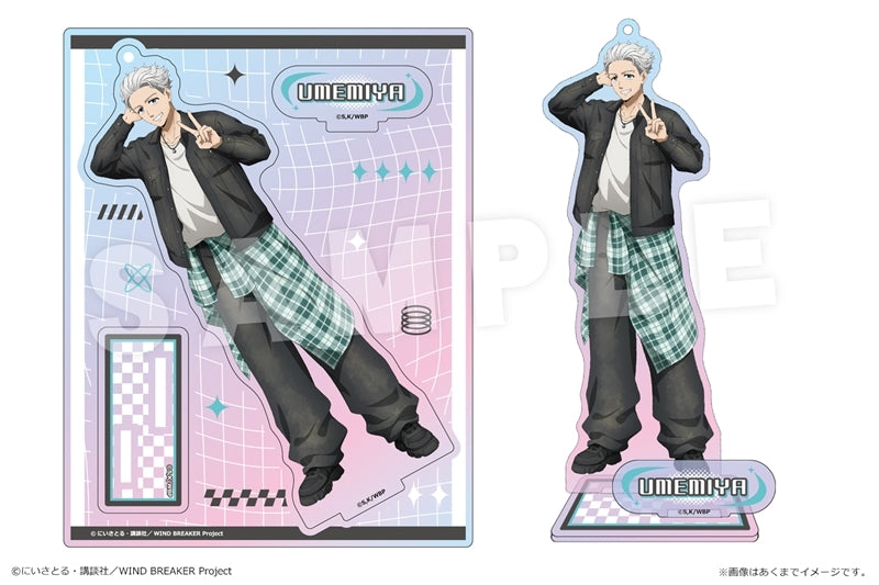 (Goods - Acrylic Stand) TV Anime WIND BREAKER Iridescent Acrylic Figure Ver. Y2K Style 04 Hajime Umemiya