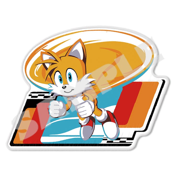 (Goods - Patch) Sonic Racing: CrossWorlds Iron-on Embroidered Patch Tails