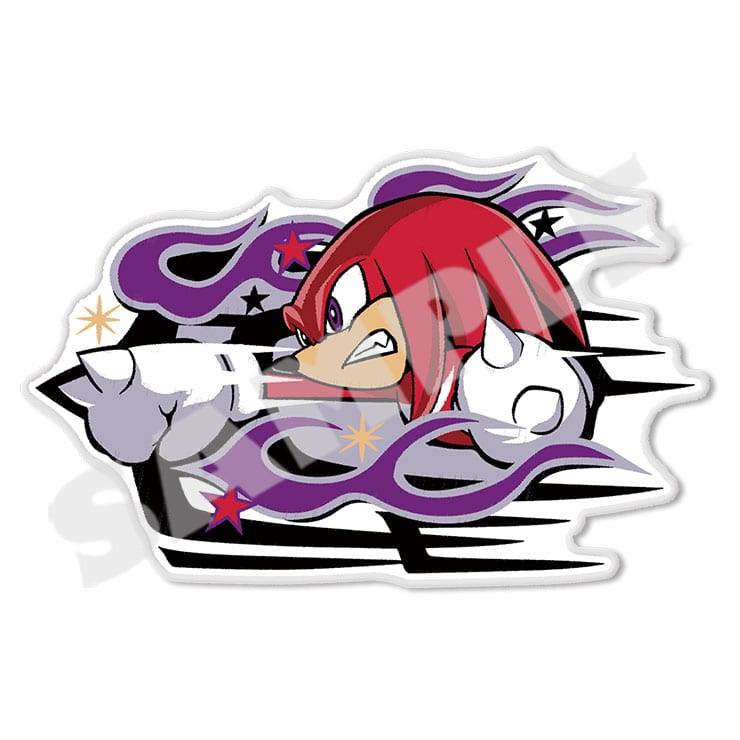 (Goods - Patch) Sonic Racing: CrossWorlds Iron-on Embroidered Patch Knuckles