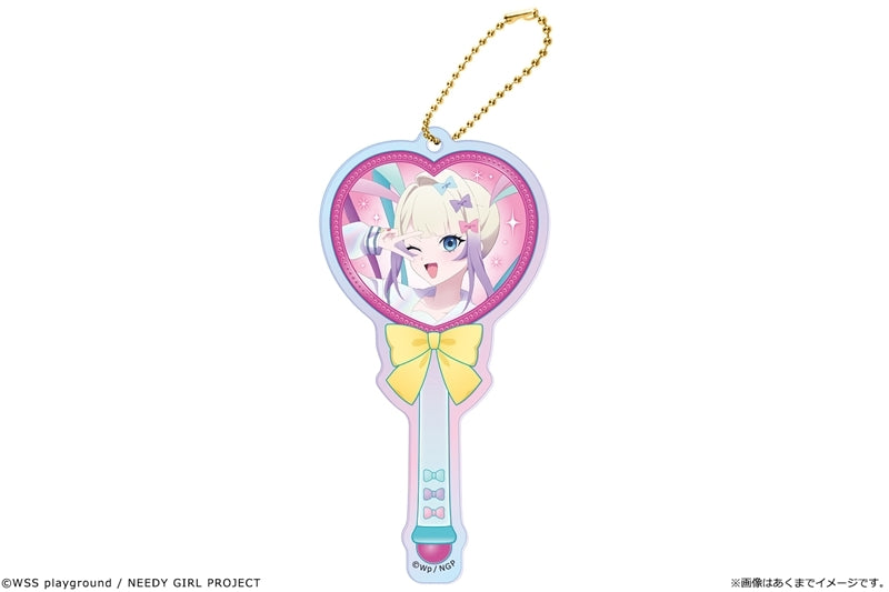 (Goods - Keychain) NEEDY GIRL OVERDOSE Anime Iridescent Acrylic Stick Keychain 01 INTERNET ANGEL