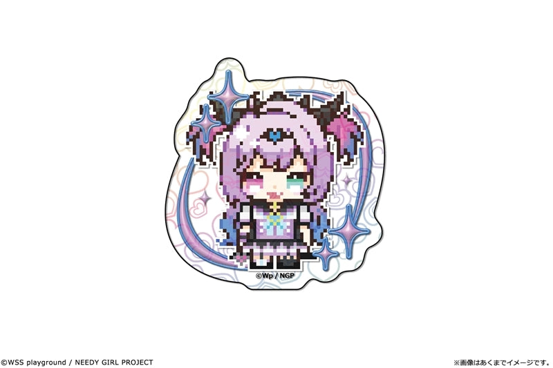 (Goods - Sticker) NEEDY GIRL OVERDOSE Anime kawabit Holographic Sticker 04 Purple Lollipop