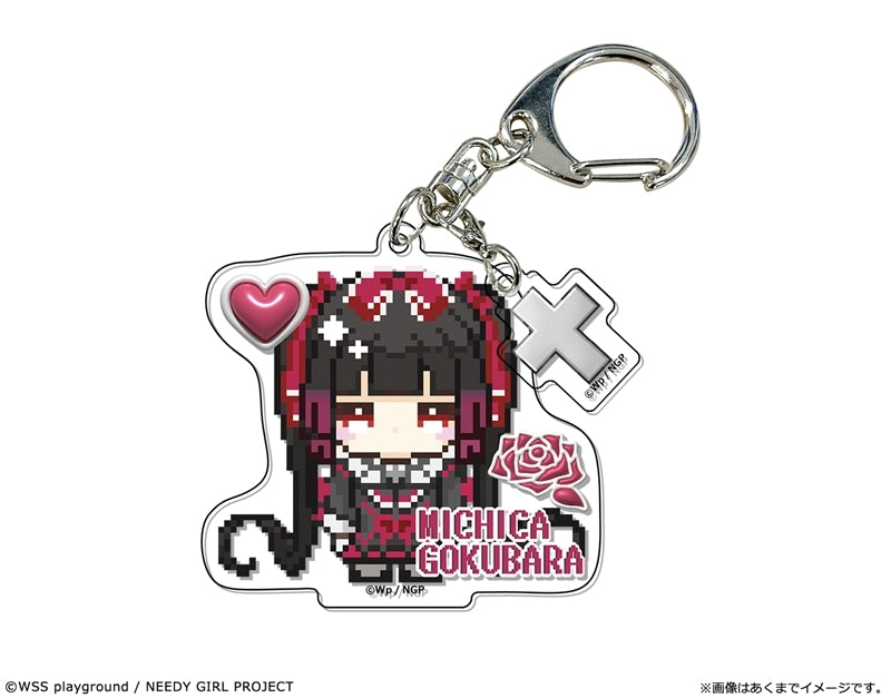 (Goods - Keychain) NEEDY GIRL OVERDOSE Anime kawabit Acrylic Keychain 05 Michica Gokubara