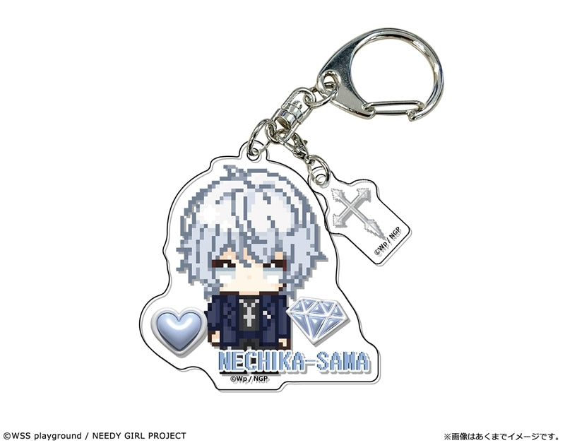 (Goods - Keychain) NEEDY GIRL OVERDOSE Anime kawabit Acrylic Keychain 06 Nechika-Sama