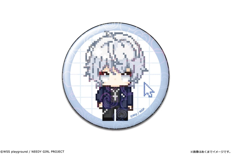 (Goods - Badge) NEEDY GIRL OVERDOSE Anime kawabit Holographic Button Badge 06 Nechika-Sama