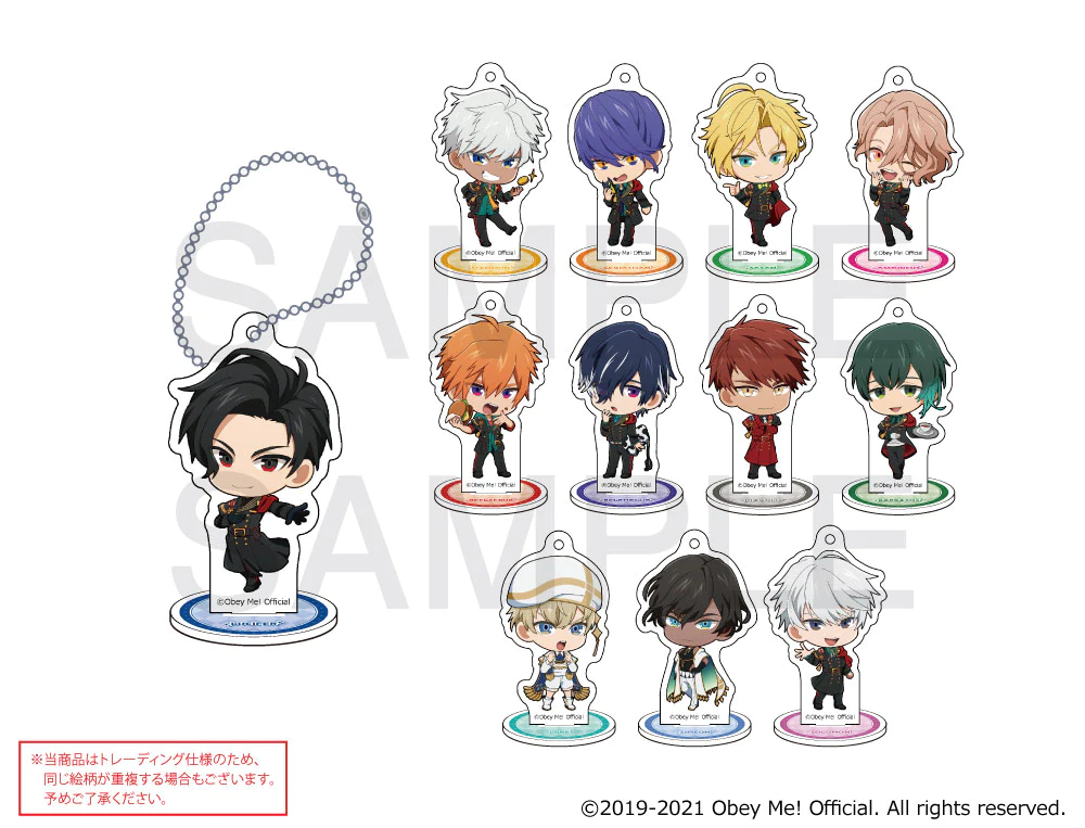 (Goods - Acrylic Stand) [Obey Me!] Eimo Puchi 2 way Acrylic Stand (Blind Box -Single)