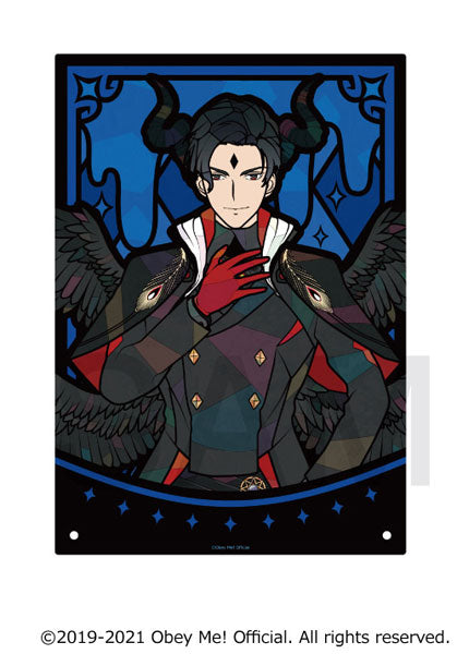 [Obey Me!] Stained Glass Style Acrylic Art Panel Lucifer