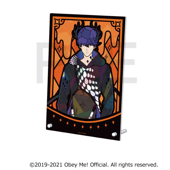 [Obey Me!] Stained Glass Style Acrylic Art Panel Leviathan