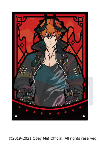 [Obey Me!] Stained Glass Style Acrylic Art Panel Beelzebub