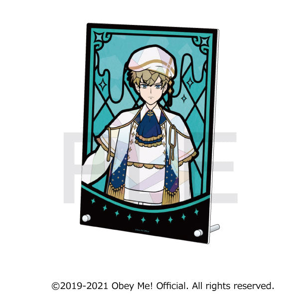 [Obey Me!] Stained Glass Style Acrylic Art Panel Luke