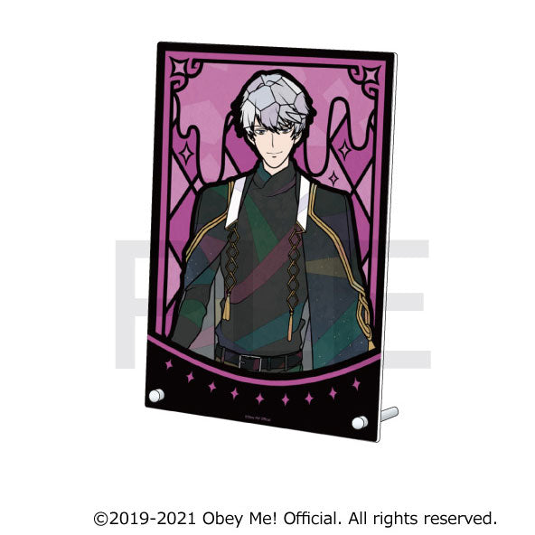 [Obey Me!] Stained Glass Style Acrylic Art Panel Solomon