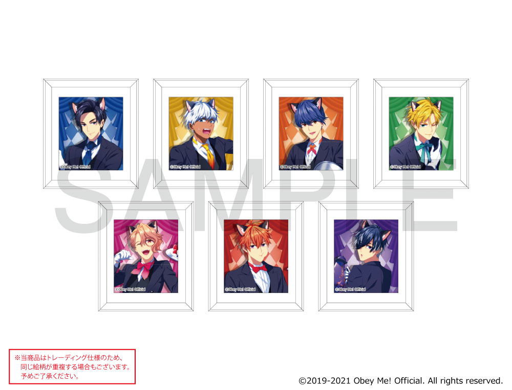 [Obey Me!] mixx garden Black Butler Cafe Photo Frame Magnet (Blind Box -Single)