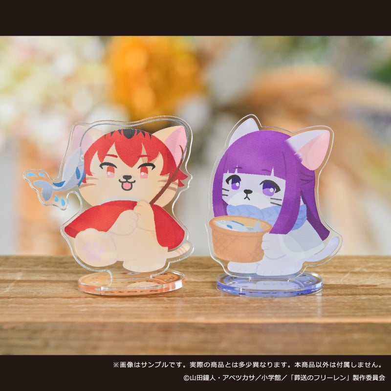 (Goods - Acrylic Stand) Frieren: Beyond Journey's End Petit Animals Acrylic Stand Fern 02. Fishing Harvest