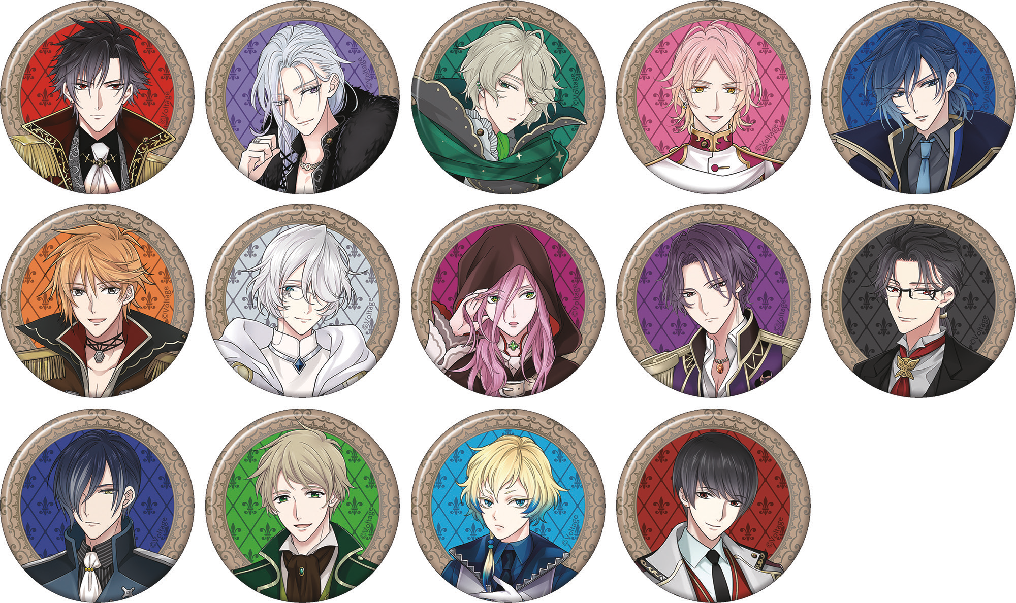 [Court of Darkness] Button Badge (Blind Box -Single)
