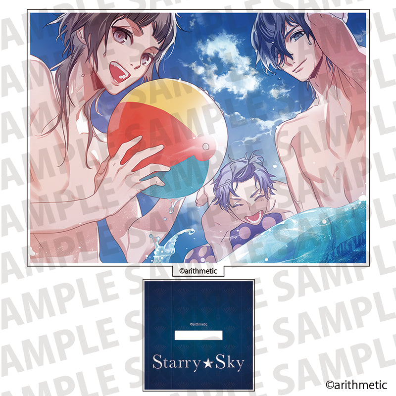 (Goods - Acrylic Stand) Starry☆Sky Card Style Acrylic Stand AGF 2025 Azusa & Tsubasa & Iku