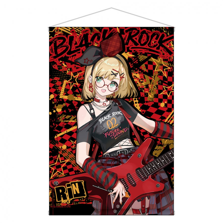 (Goods - Wall Scroll) VOCALOID B2 Wall Scroll Band Ver. Kagamine Rin