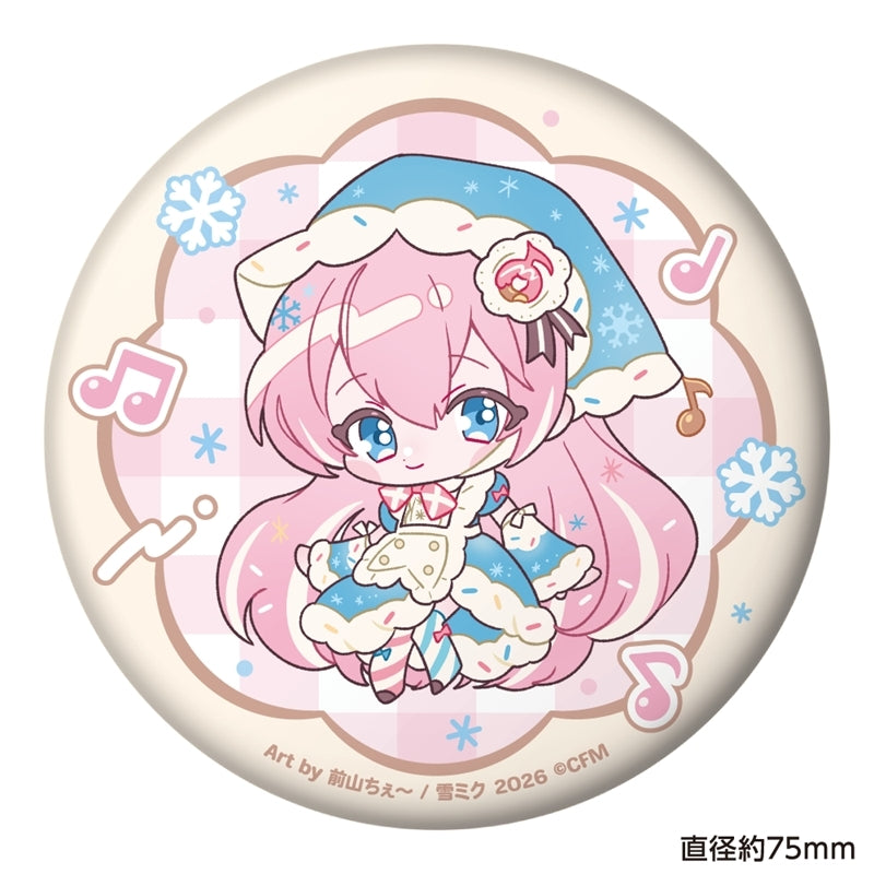 (Goods - Badge) SNOW MIKU 2026 Puni Puni Button Badge Megurine Luka Maeyama Che ver.