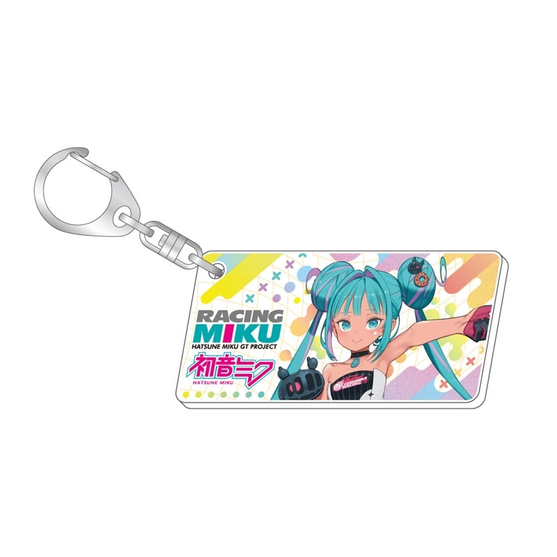 (Goods - Keychain) Racing Miku 2026 Sepang Ver. Number Plate Style Keychain