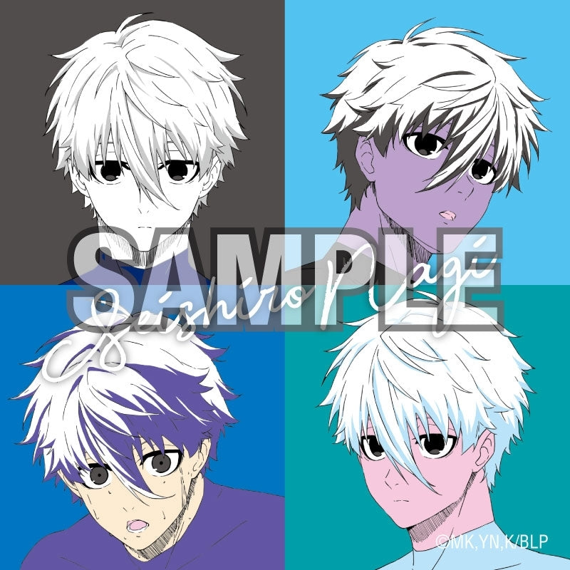 [Blue Lock] Big Square Button Badge Pop Art (Seishiro Nagi)