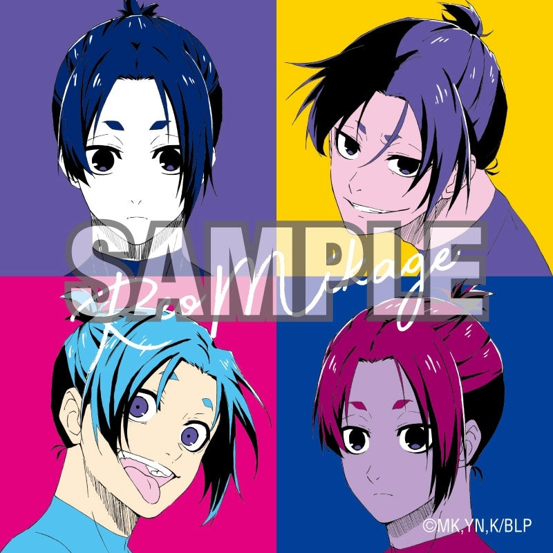 [Blue Lock] Big Square Button Badge Pop Art (Reo Mikage)