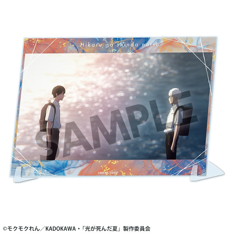 (Goods - Ornament) TV Anime - The Summer Hikaru Died A6 Visual Acrylic Plate Tsujinaka Yoshiki & Hikaru