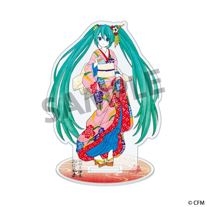 (Goods - Acrylic Stand) Hatsune Miku Ukiyo-e Art Utahime Tokaido Acrylic Stand
